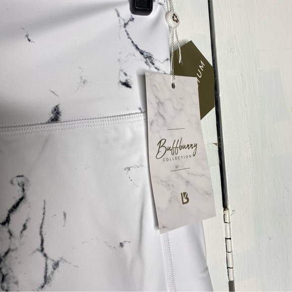 NWT BuffBunny High Rise Limitless Leggings small - White Marble - Picture 7 of 9